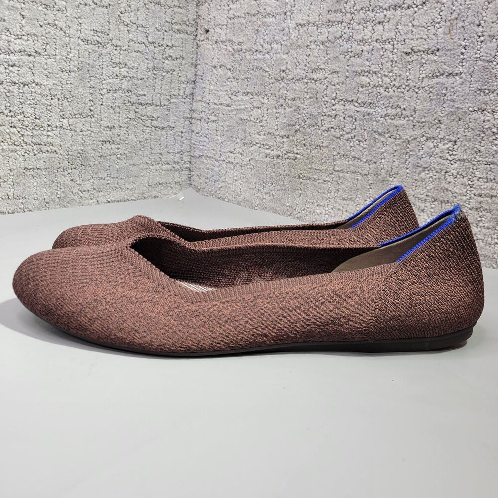 Rothys The Flat Women's US Size 12 US Brown Round Toe Slip On Shoes